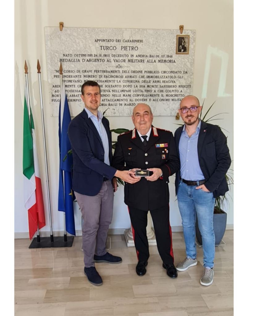 Il saluto di Unarma al Brig Ca Caramia Michele